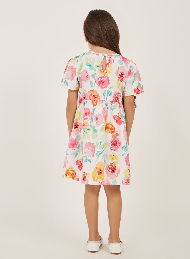 Styli Floral Print Dress  - Image 4
