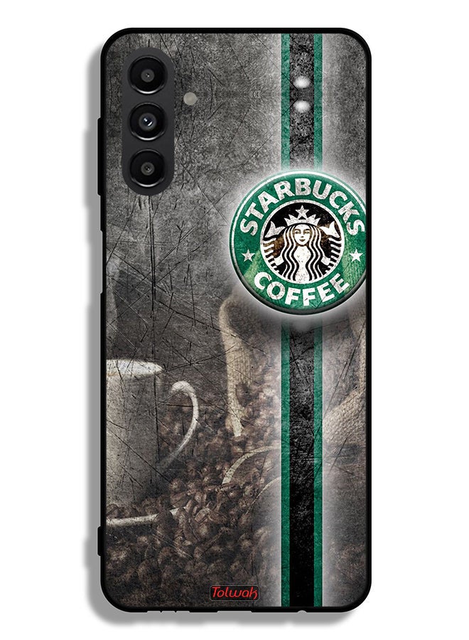 Tolwak Samsung Galaxy A13 5G Protective Case Cover Coffee Art - Image 1
