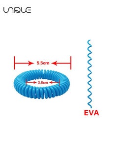 Unique 10 Pcs Natural Mosquito Repellent Bracelet Multicolour, Mosquito Bracelets Outdoor for Adults and Kids, Waterproof Bands  - Image 2