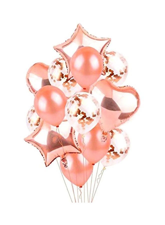 شاربدو الزخرفية عيد ميلاد حفل الزفاف نفخ بالون مجموعة مع الكوفيتي - Image 2