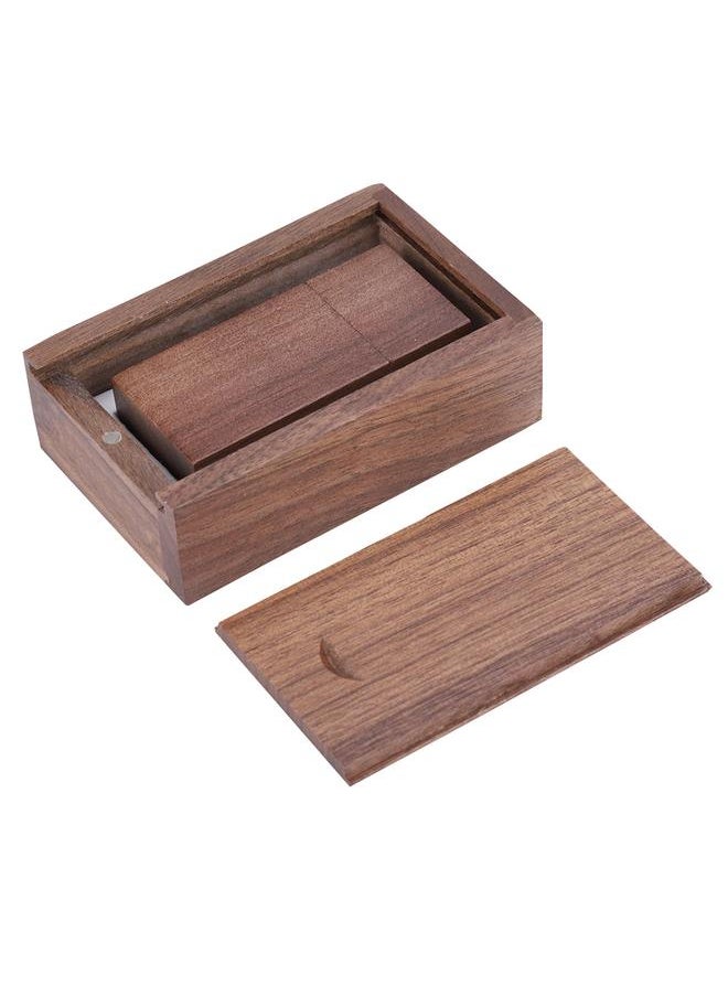 Thoraya Walnut Wooden Shell USB 2.0 Flash Memory Drive Storage Stick With Box U Disk 32GB  - Image 1