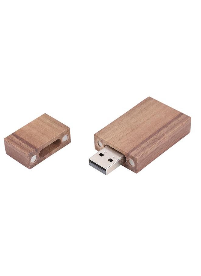 Thoraya Walnut Wooden Shell USB 2.0 Flash Memory Drive Storage Stick With Box U Disk 32GB  - Image 3