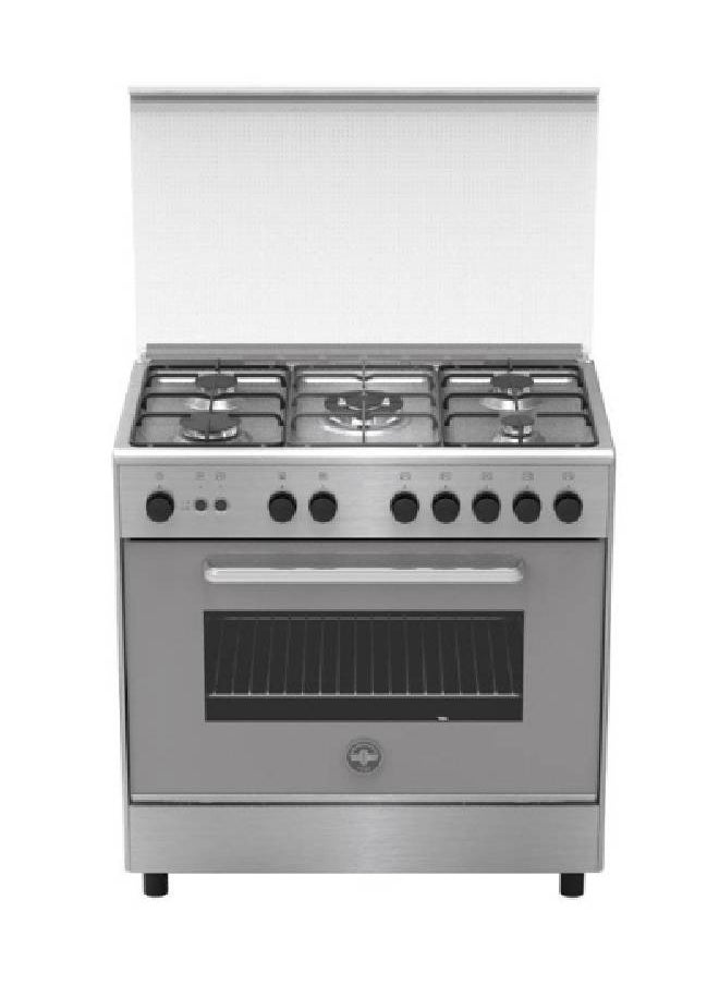 LA GERMANIA - Gas Oven - 80*50 cm - 5 Burners -Oven Capacity 92 Litres - Steel - Full Safety - Made in Italy - FM85C31X - Image 1