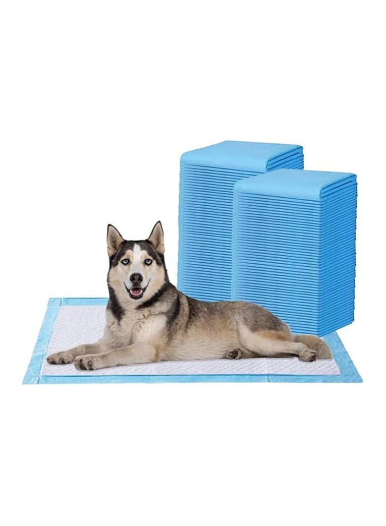 وسادات تدريب، وسادات للكلاب للاستعمال مرة واحدة، فائقة الامتصاص، وسادات للحيوانات الأليفة مانعة للتسرب، وسلس تبول الكلاب للمرحاض، والتدريب - 25 قطعة