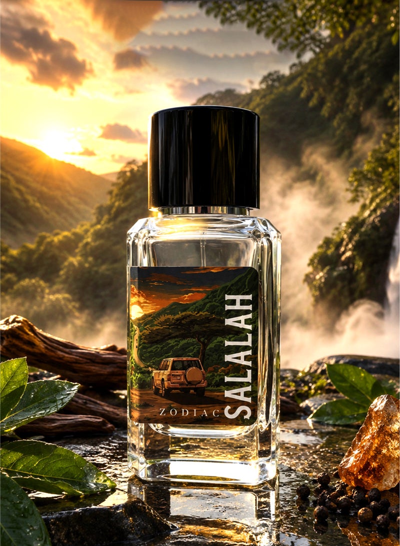 Zodiac Salalah Eau De Perfume 100ml | Long Lasting Perfume for Men & Women with Oud, Aromatic, Leather & Amber Fragrance | Best Perfume for gift your loved one - Image 2