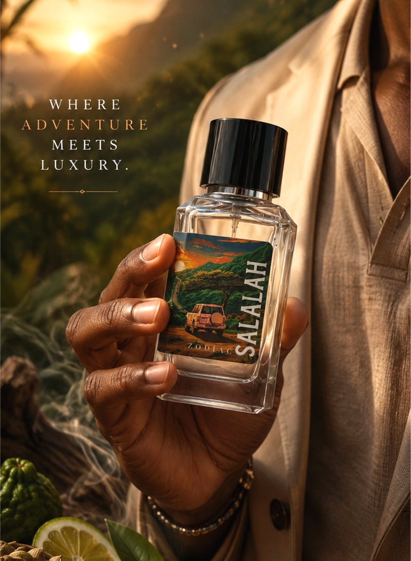 Zodiac Salalah Eau De Perfume 100ml | Long Lasting Perfume for Men & Women with Oud, Aromatic, Leather & Amber Fragrance | Best Perfume for gift your loved one - Image 3