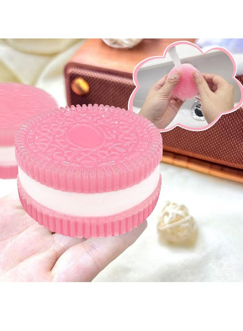 ESSEN Soft Squishy Biscuit Stress Relief Toy | Fun Squeeze & Fidget Toy | Cute Sensory Decompression Toy for Anxiety & Relaxation | Ideal for Kids & Adults | Desk Toy & Gift - 2pcs - Image 2