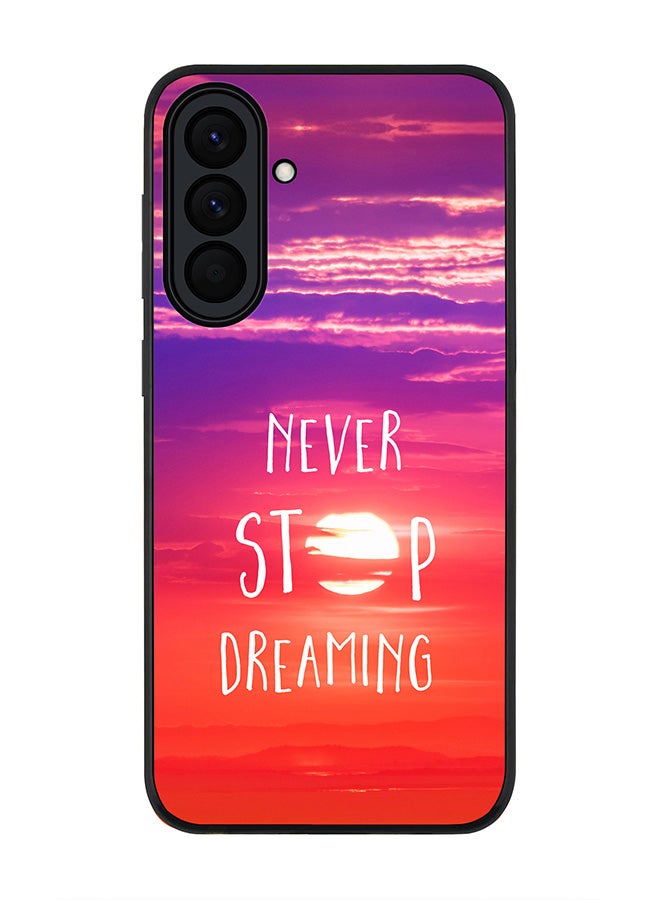 Stylizedd For Samsung Galaxy A37 Case,Slim fit Camera Protection, Shockproof Thin Phone cover  - Never stop dreaming - Image 1