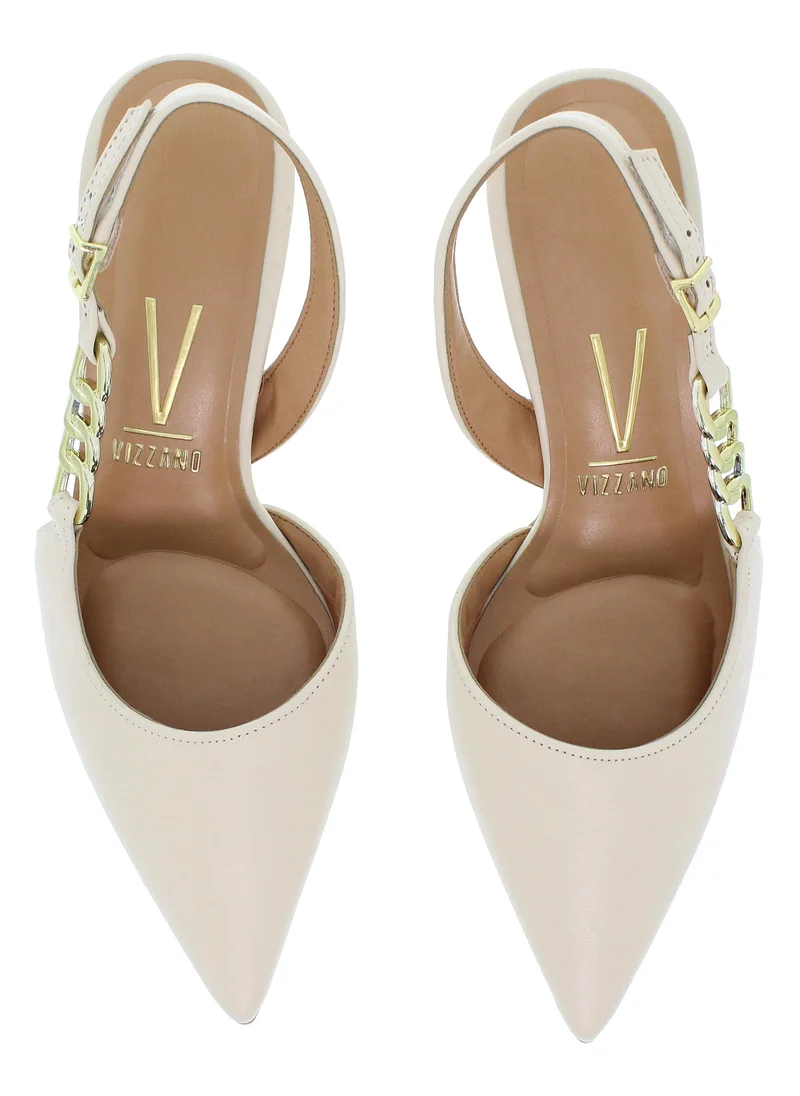 Vizzano Cream Vizzano Women’s Mid Heel Sandals – Stylish Everyday Wear with Comfortable Support for Women | Best Price UAE