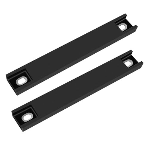 WFPOWER 2 Pack Premium Rubber Coated Magnetic License Plate Holder, Magnet Tag, Demo Tag Test Drive, Car Dealer Magnet Bar License Plate Frame with Screws No Scratch for Car Truck (Black) - Image 2