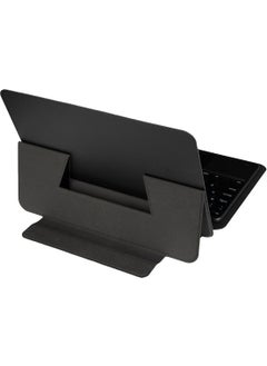 BBS Teknoloji Grup BBS Technology Group Apple iPad Air 11 2024 Zore Border Keyboard Bluetooth Connected Stand Keyboard Tablet Case-Black  - Image 2
