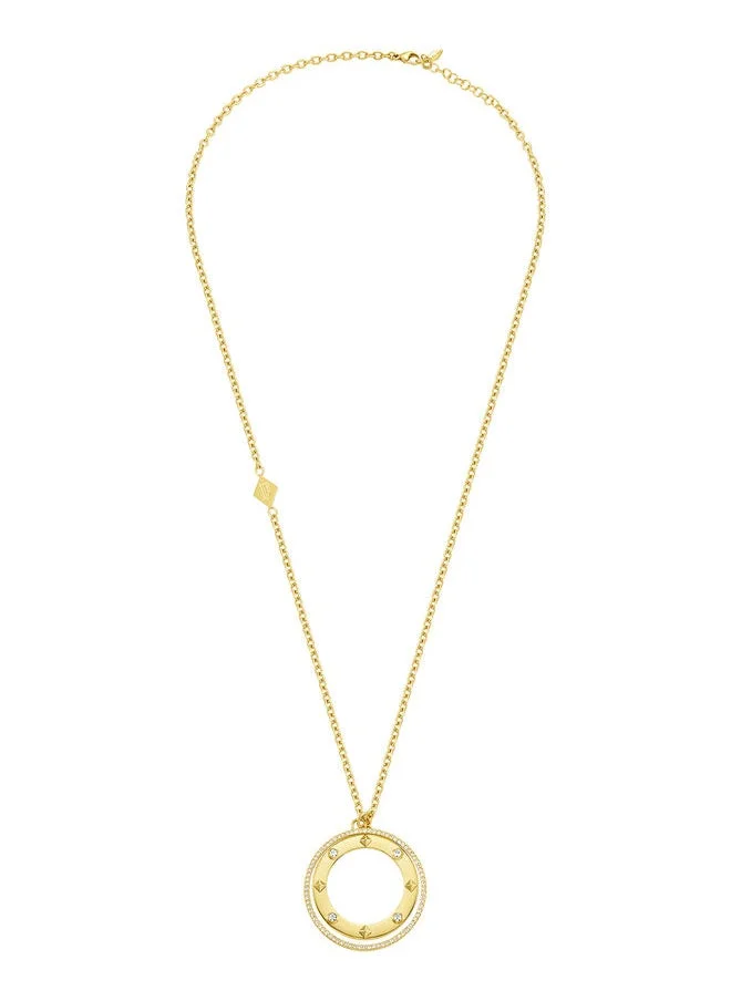 بوليس Necklace For Women Gold Plating With CrystalsPEJLN0001606