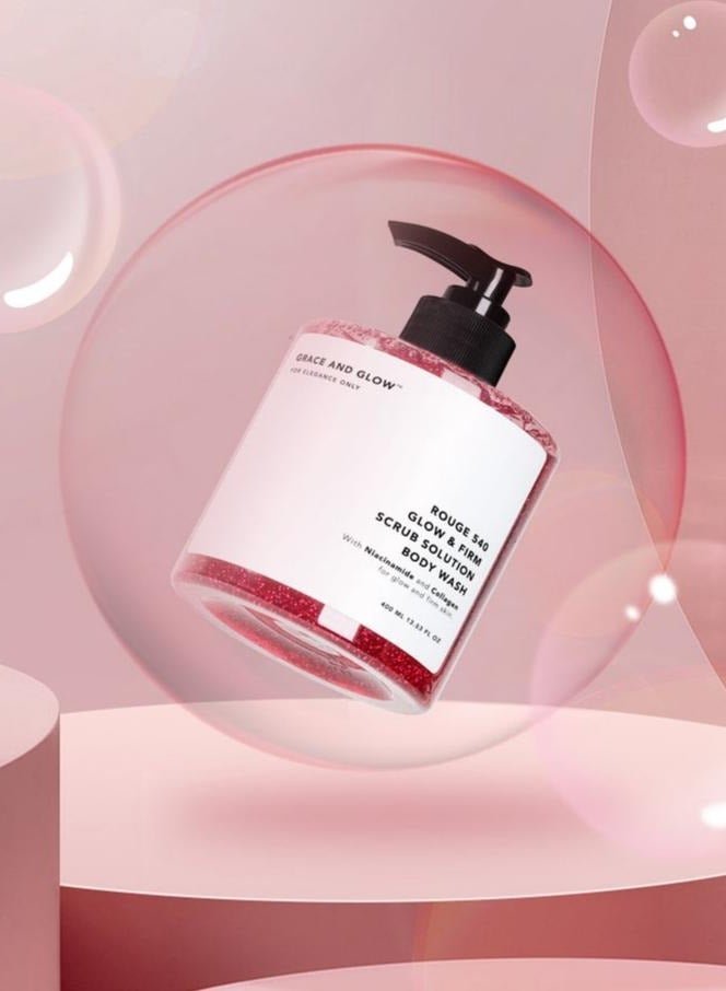 Glow GRACE AND GLOW Rouge 540 Glow and Firm Scrub solution Bodywash - Image 2