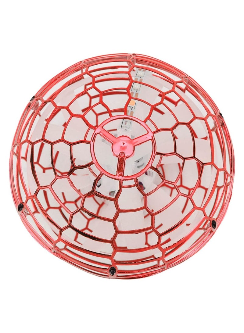 لعبة كرة مرنة مضادة للتصادمات قابلة للبرمجة بأضواء LED مقاس 10.4 × 10.2 × 10.2 سم (أحمر) - Image 2