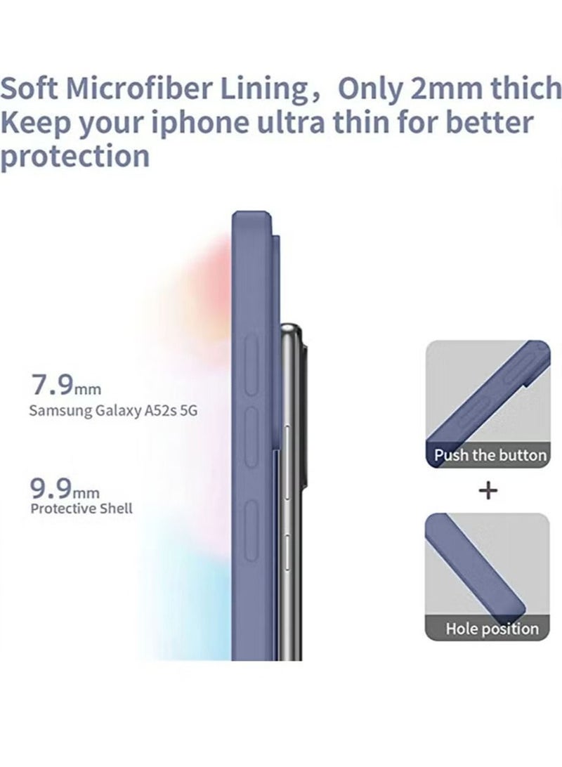 Samsung Galaxy A52 5G A52 4G Case Cover Protector Soft Silicone Shockproof Anti-Scratch Protective Bumper Shell Comfortable Touch Anti-Fingerprint - Image 4