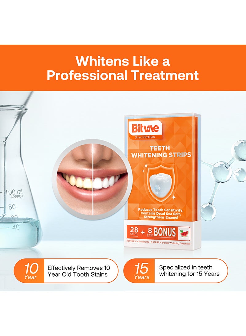 Bitvae Teeth Whitening Strip for Sensitive Teeth（Watermelon） - Image 4