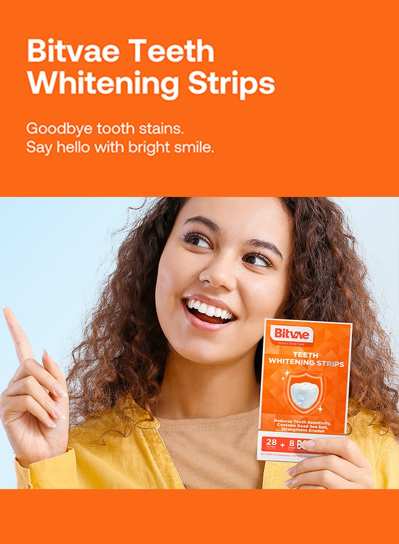 Bitvae Teeth Whitening Strip for Sensitive Teeth（Watermelon） - Image 3