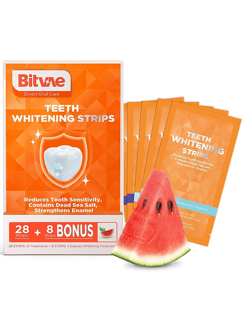 Bitvae Teeth Whitening Strip for Sensitive Teeth（Watermelon） - Image 1