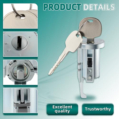 AUTOKAY New Door Lock & Key Ignition Barrel Set Fits for Isuzu NPR NQR NPR-HD NRR 2007-2011 - Image 3