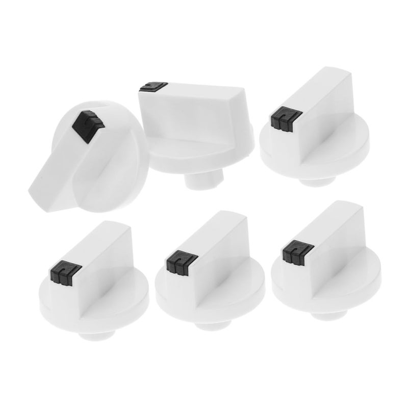 6 Pcs Plastic Oven Knobs Replacement For Gas Range Water Heater Control Rotary - Image 2