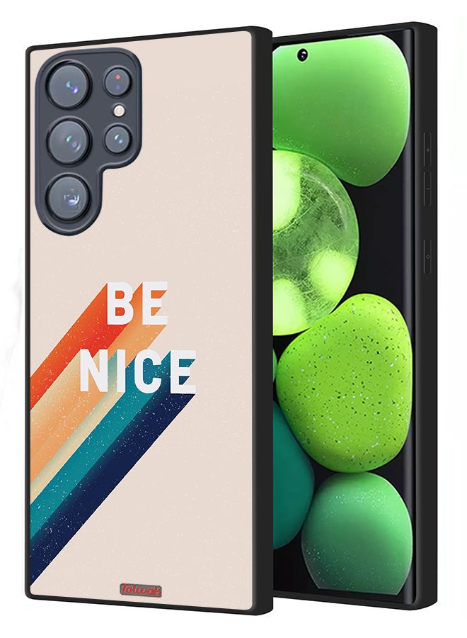 Tolwak Samsung Galaxy S23 Ultra 5G Protective Case Cover Be Nice - Image 1