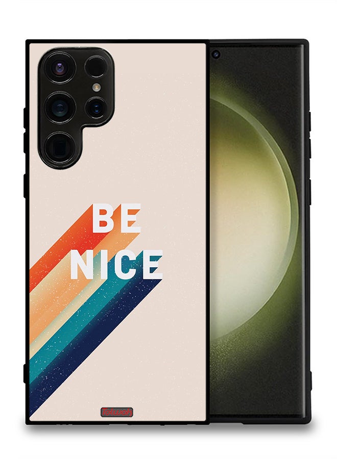 Tolwak Samsung Galaxy S23 Ultra 5G Protective Case Cover Be Nice - Image 2
