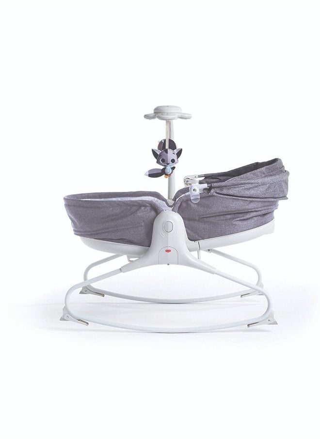 Tiny Love - 3 In 1 Rocker Napper Grey Cozy With Canopy - Grey - Image 1