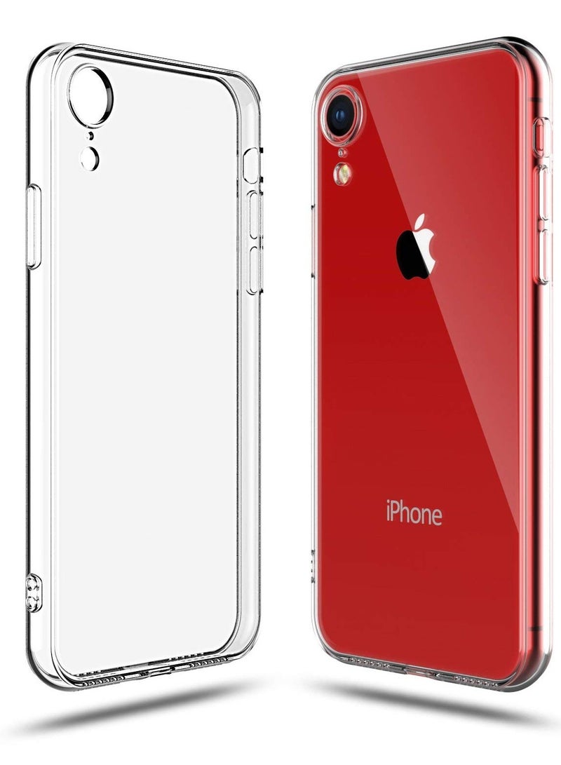 فواتير جراب شفاف مقاوم للصدمات لهاتف iPhone XR، غير مصفر، حماية من السقوط العسكري بطول 10 أقدام، غطاء هاتف صلب شفاف مع وسائد هوائية بأربع زوايا للحماية من السقوط - Image 1
