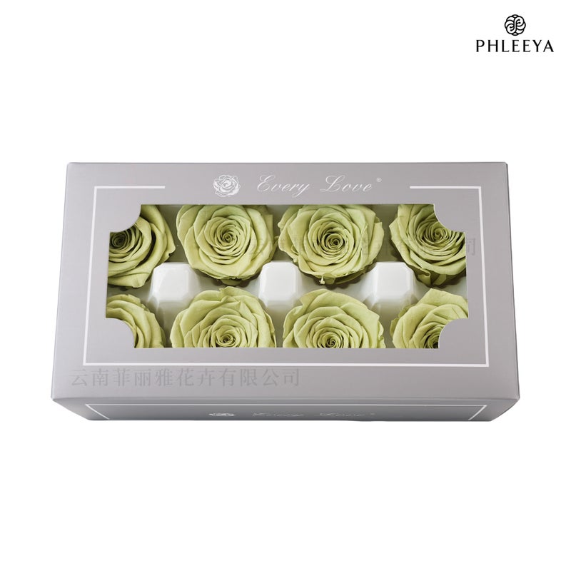 Eternal Flower Rose Flower Head Diy Material 4-5Cm8 Finished Bouquet Gift High Sense Dried Flowers Flowers - Image 1