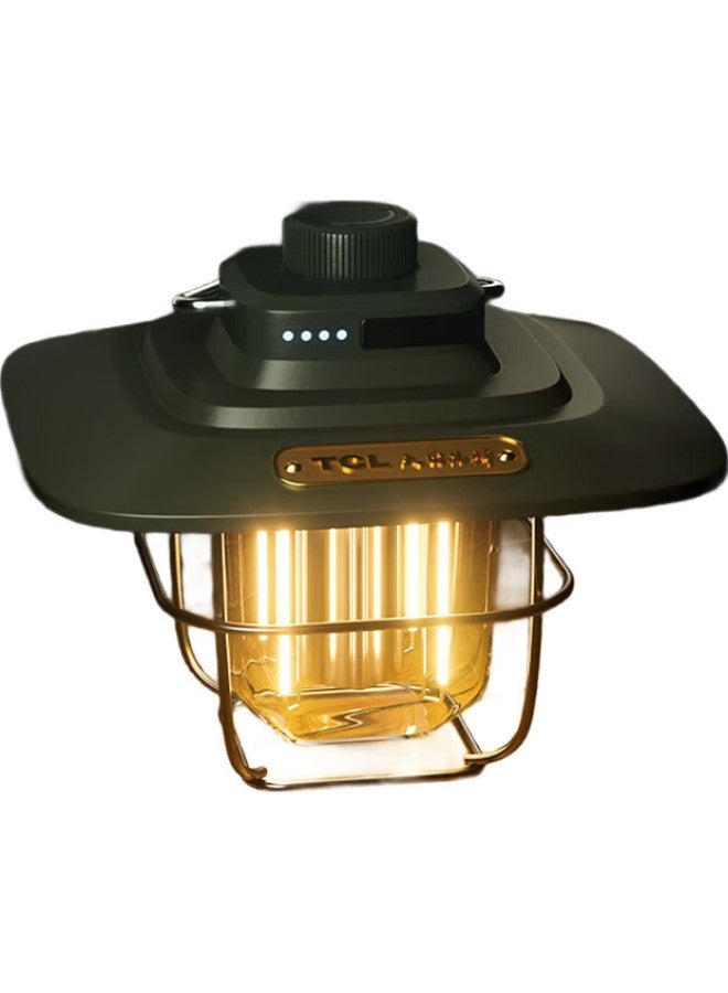 TCL Outdoor Camping Light, Retro Ambiance Lamp, Long-Lasting Battery, Tent Lighting, Led Hanging And Handheld Lamp - Image 1
