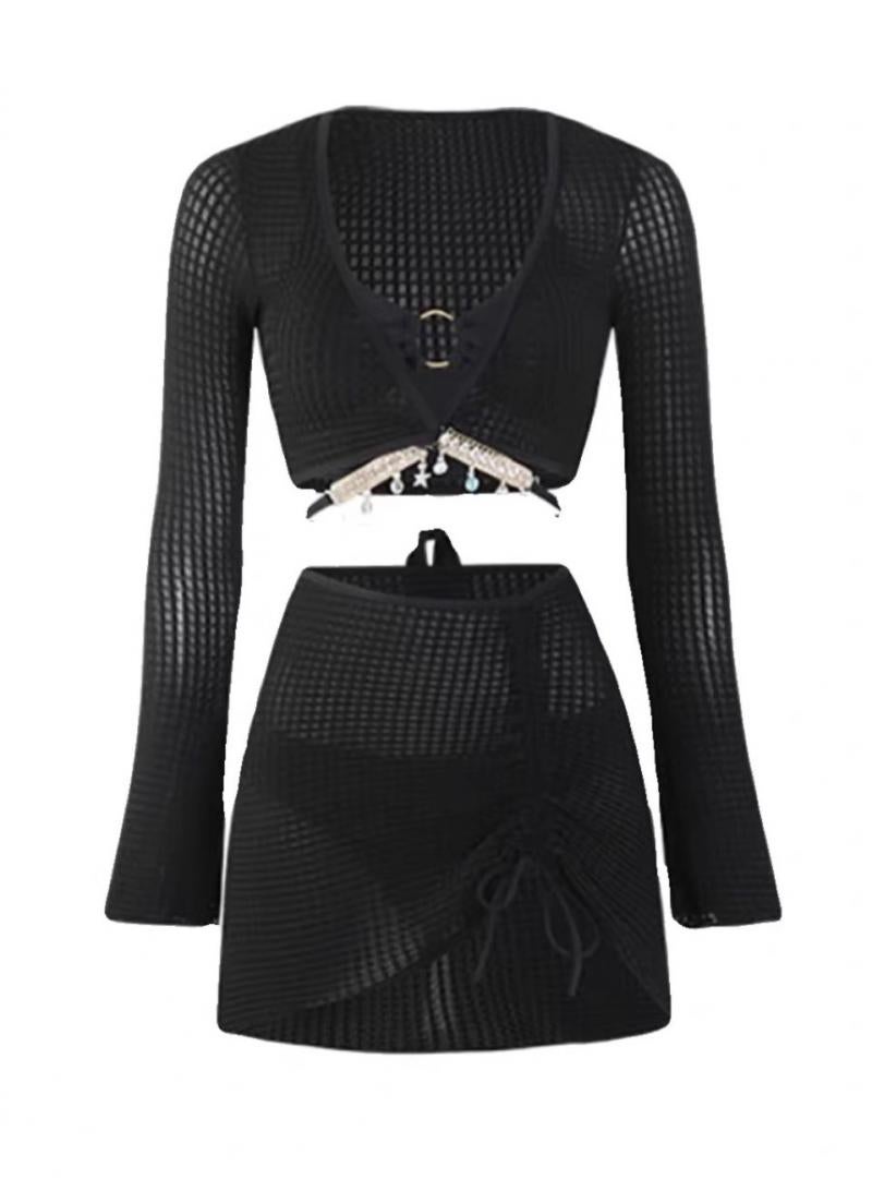 general Women's 4-Piece Swimsuit Skirt Style Swimsuit Fashionable Swimsuit Women Swimsuit Girls Birthday Gift Swimsuit Party Best Gift - Image 4