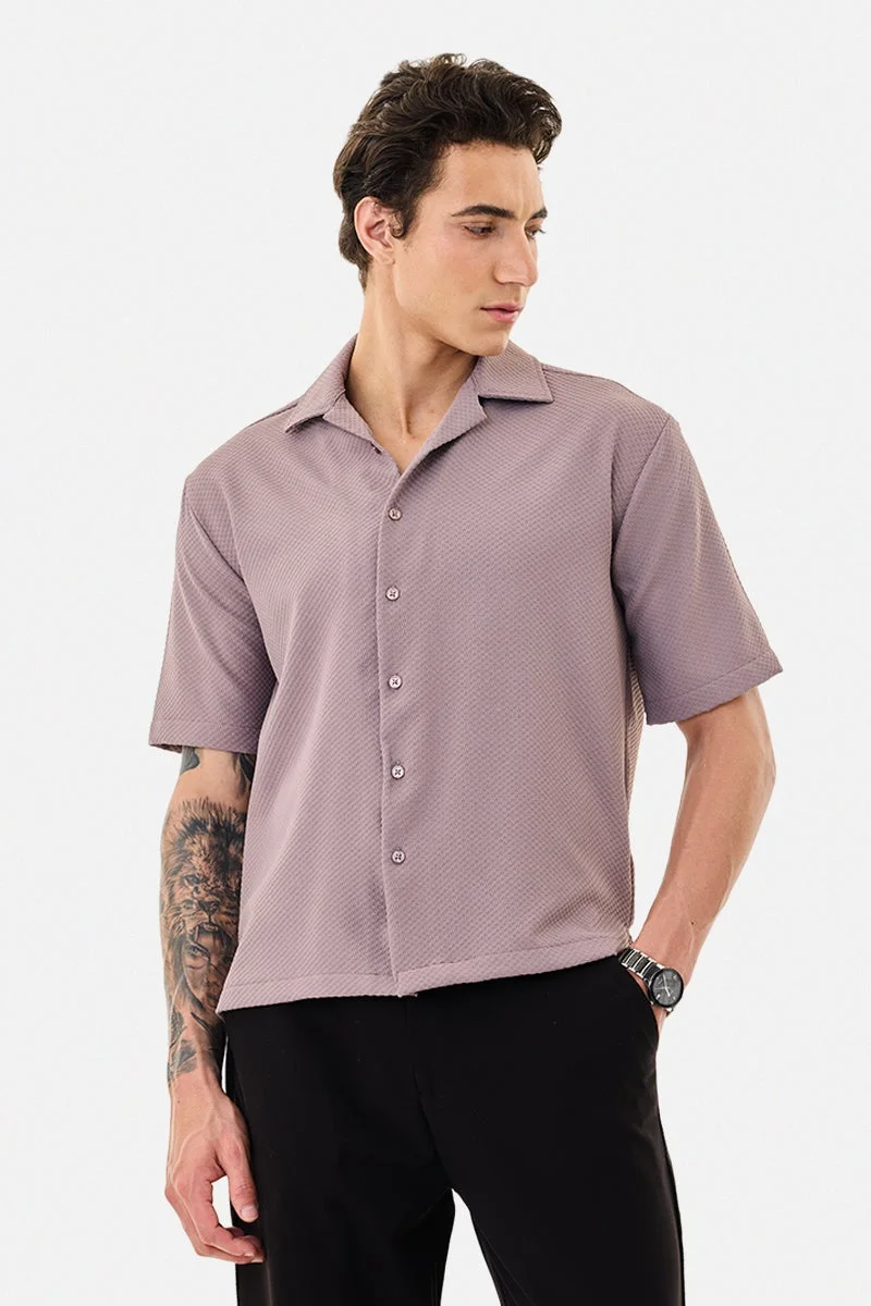 سنيتش قميص مطاطي بقصة صندوقية مزخرفة