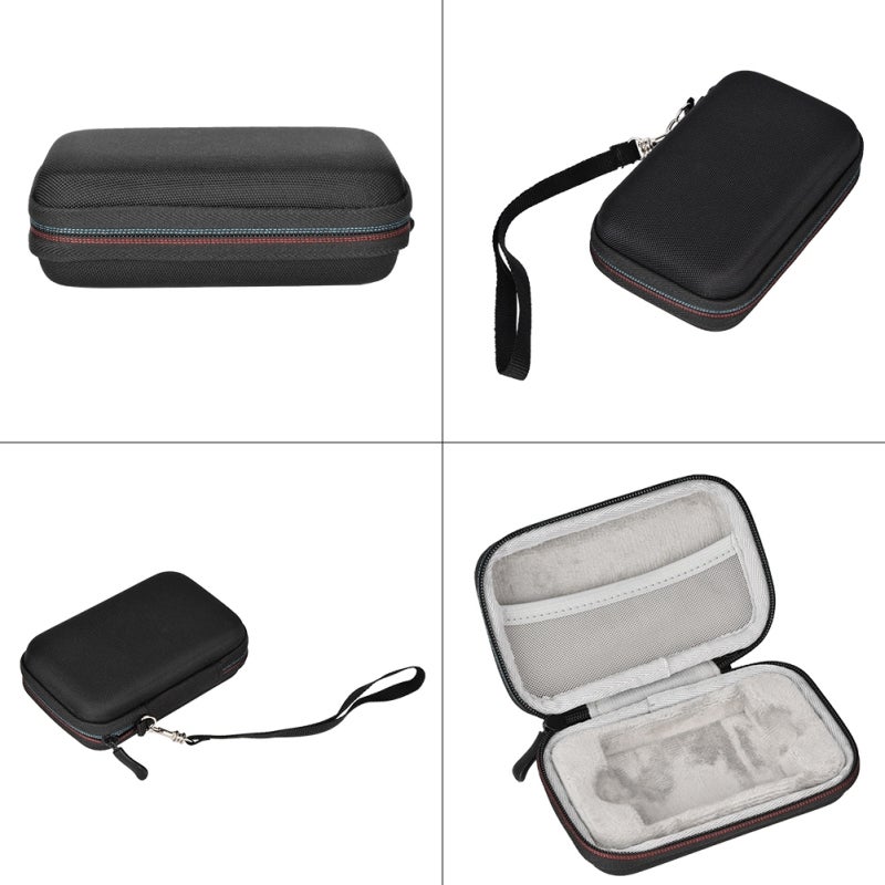 SSD Storage Bag Hard EVA Semi-Waterproof Shockproof for Samsung T5 Portable 250GB 500GB 1TB 2TB External Solid-State Hard Disk - Luxury Soft Buffer Layer Prevents Scratch with Inner Mesh Pocket for Ac - Image 4