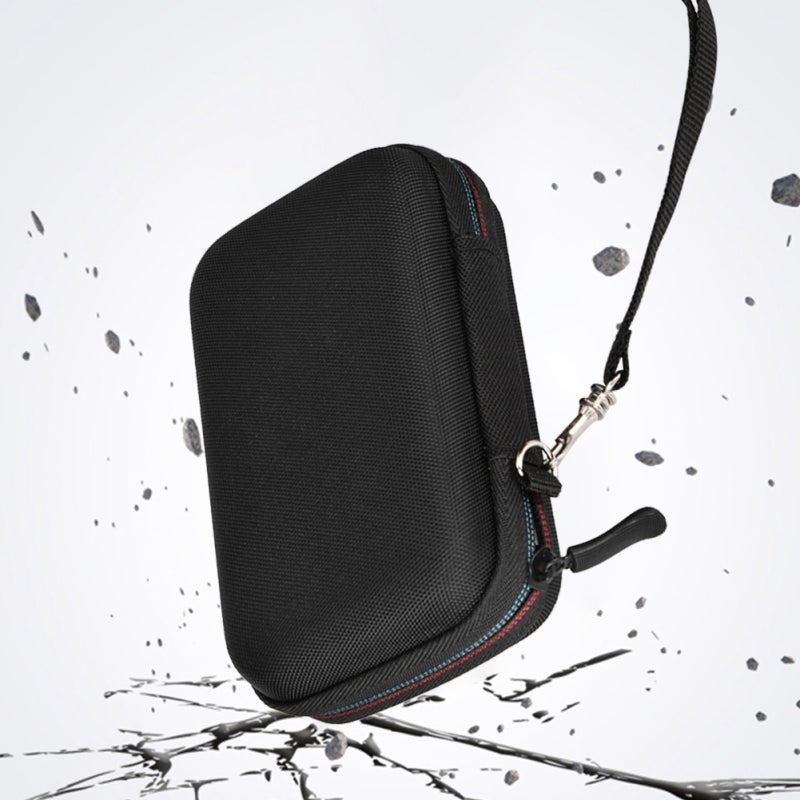SSD Storage Bag Hard EVA Semi-Waterproof Shockproof for Samsung T5 Portable 250GB 500GB 1TB 2TB External Solid-State Hard Disk - Luxury Soft Buffer Layer Prevents Scratch with Inner Mesh Pocket for Ac - Image 5