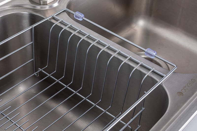 Premium Racks Expandable Over The Sink Dish Rack - 304 Stainless Steel - Durable - Image 5