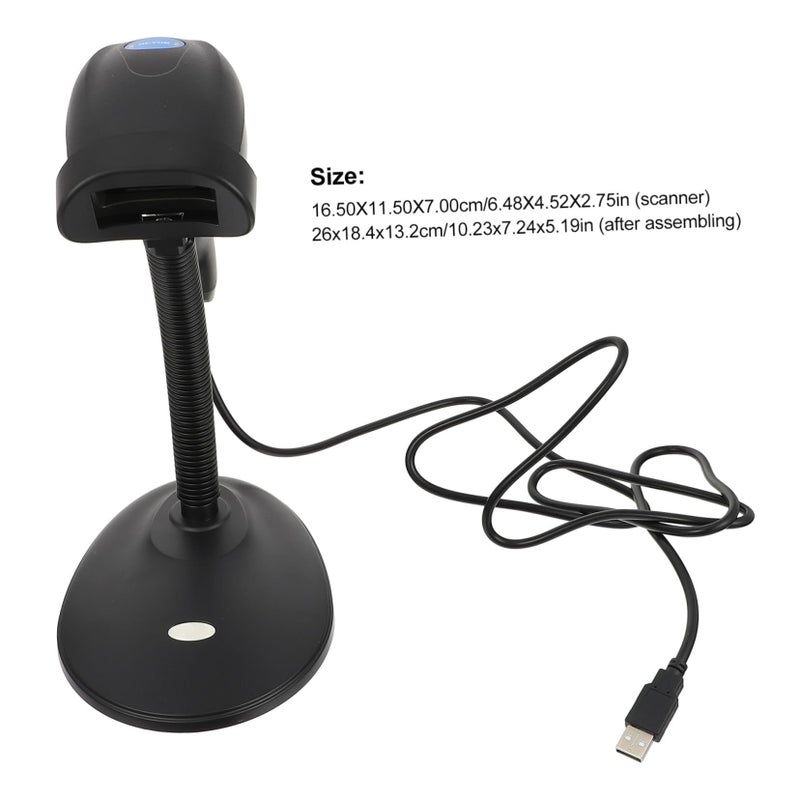 حامل ماسح الباركود USB المريح للمستودعات والسوبرماركت سهل التثبيت - Image 3
