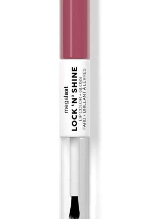Megalast Lock n' Shine Lip Color and Gloss - Pinky Promise Shade