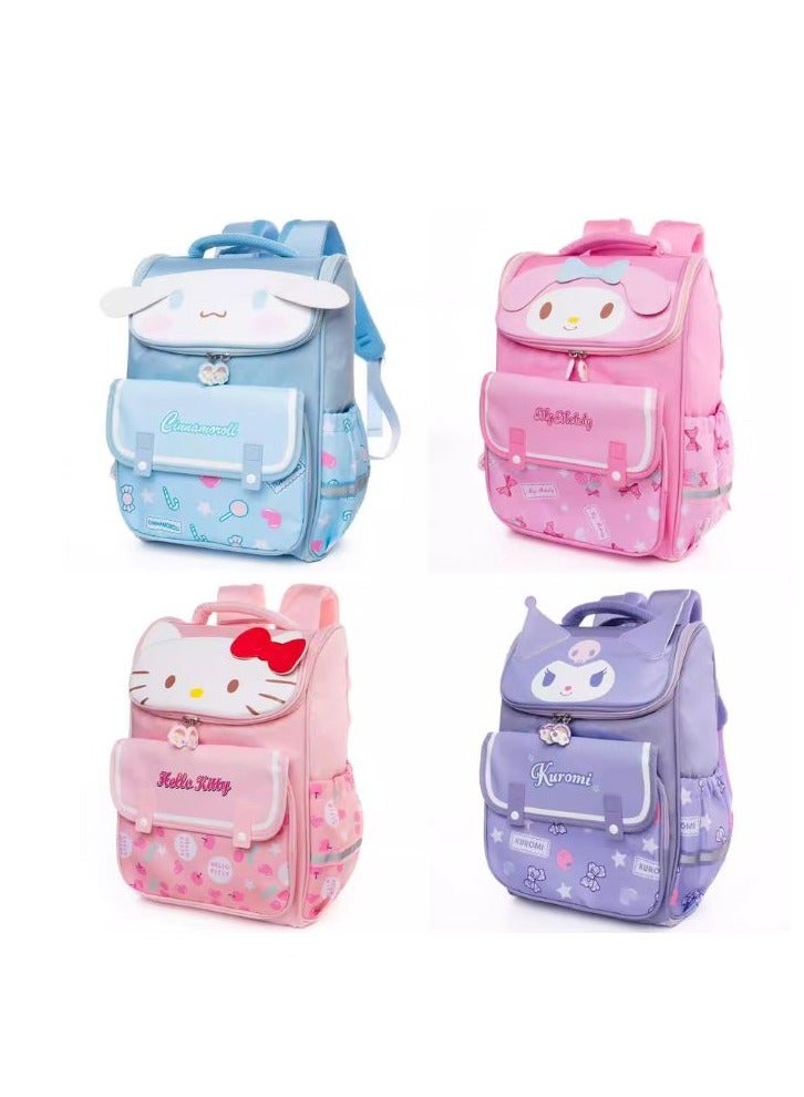 Sanrio Hello Kitty Kids School Backpack – Cute Pink Cartoon Design, Lightweight & Spacious - Image 2