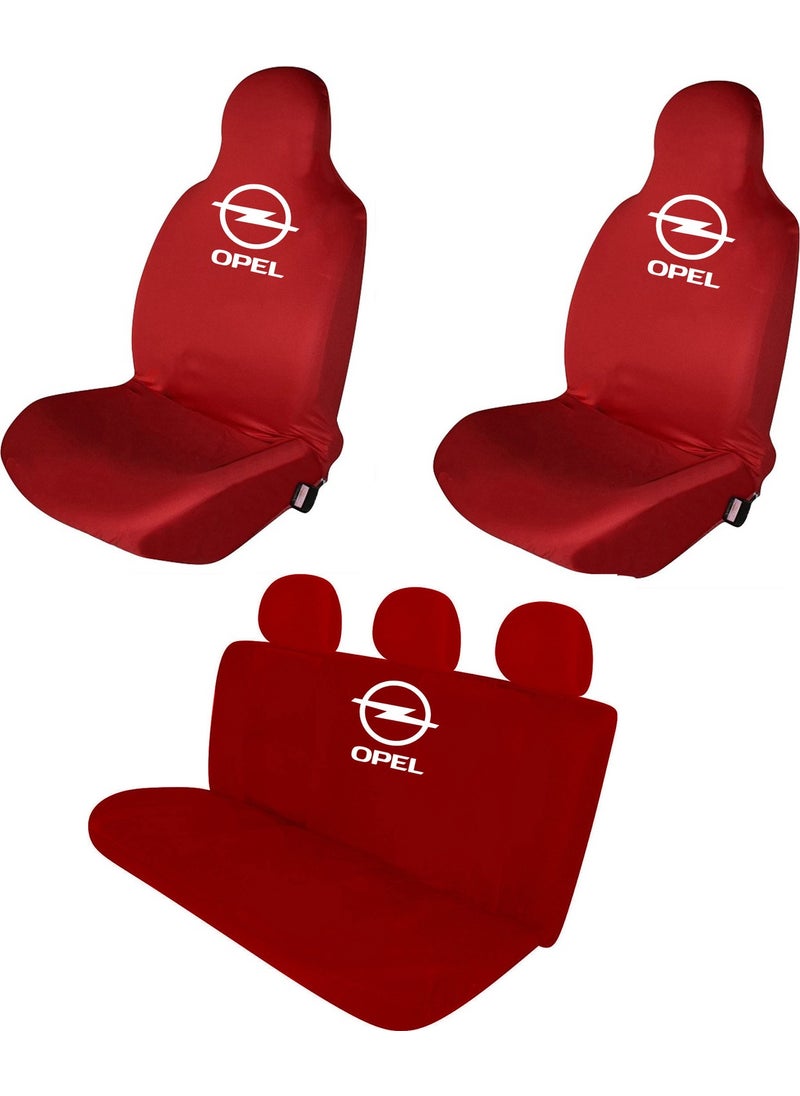 Zapomi - Opel Corsa Seat Cover Front and Back 4 Piece Combed Cotton Set - Image 1