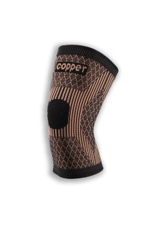 Copper Knee Brace for Sports, Workout, Arthritis Pain Relief - Compression and Support Sleeve - Single