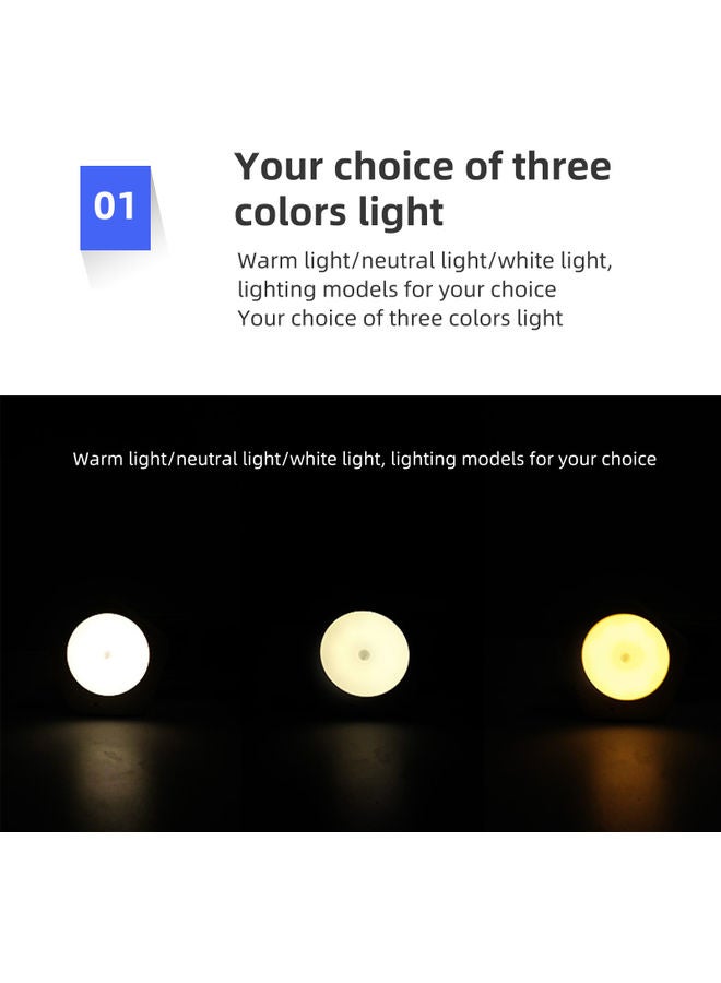 إسكدنيا مصباح LED مزود بجهاز استشعار للحركة أبيض - Image 3