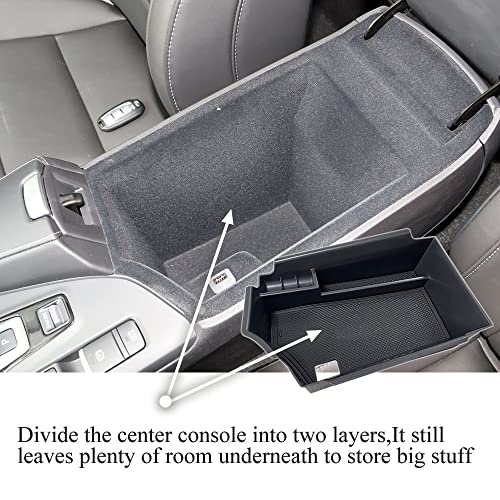 Vesul Center Console Armrest Storage Box Compatible with Infiniti QX50 2019-2023/QX55 2022-2023 ABS Tray Insert Organizer Glove Pallet - Image 3