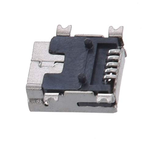 GDQLCNXB 10 Pack Mini USB Type B Female Port 5-Pin 180 Degree SMD SMT PCB Jack Socket - Image 3