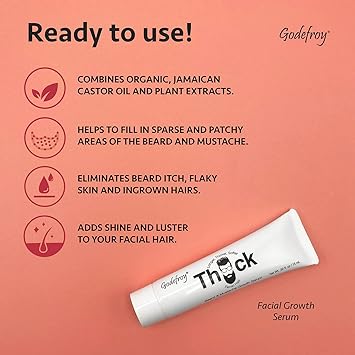 Godefroy سيروم نمو اللحية والشارب الكثيف من جودفروي - Image 2
