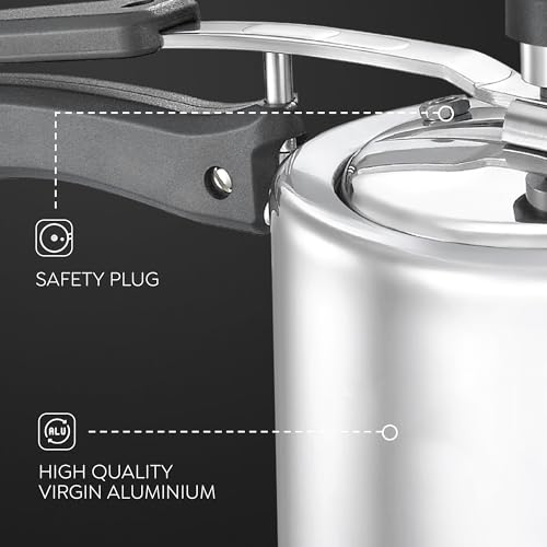 Judge by Prestige Ace Plus Inner Lid Aluminium Pressure Cooker 3.0 L - Image 3