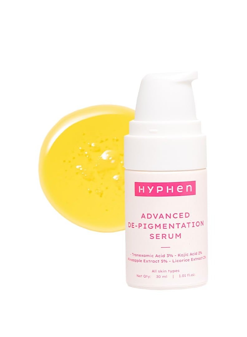 HYPHEN Advanced De-Pigmentation Serum For Hyperpigmentation, Melasma, Dark Spots & Scars With 2% Kojic Acid | Visibly Brightens & Even Tones Skin - 30ml - Image 1