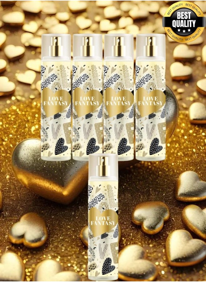 Fabiola - 5 Pieces Love Fantasy Body Mist 250ML - Image 1