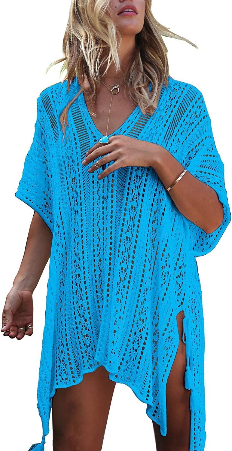 HARHAY Women's Summer Swimsuit Bikini 2023 Beach Swimwear Crochet Cover up - Image 1
