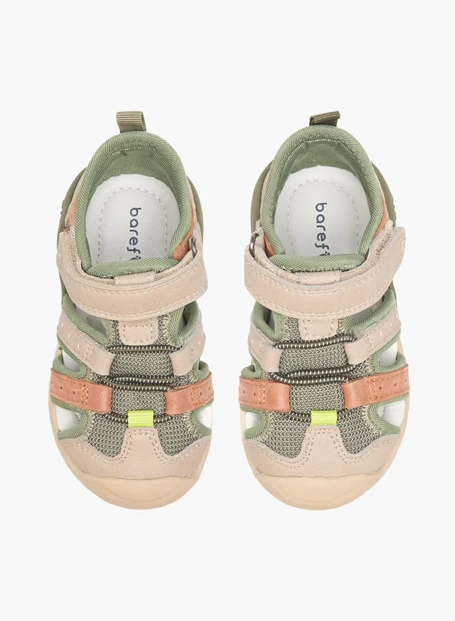 بيرفيت Boys Cut-Out Detail Sandals with Hook and Loop Closure