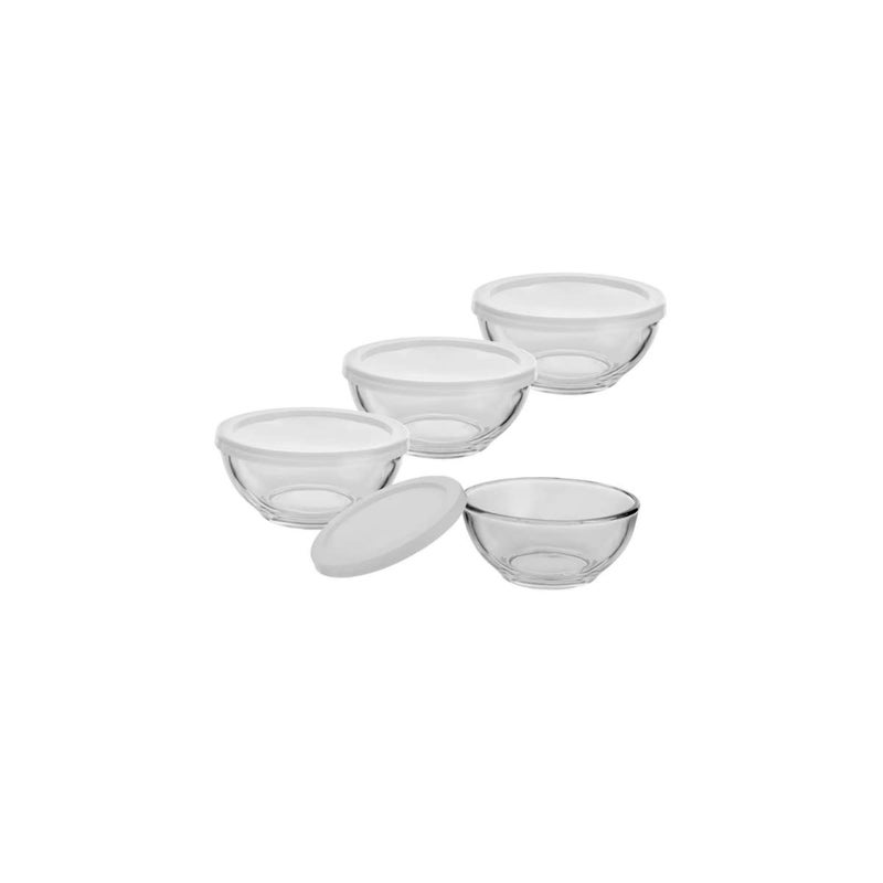 Libbey 8 Piece Selene Bowl Set Clear